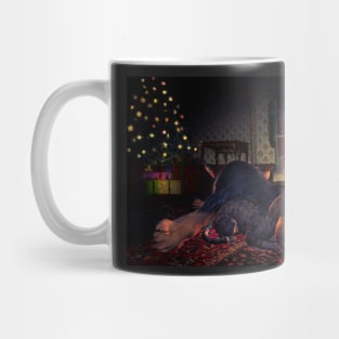 Christmas Eve Napping Mug